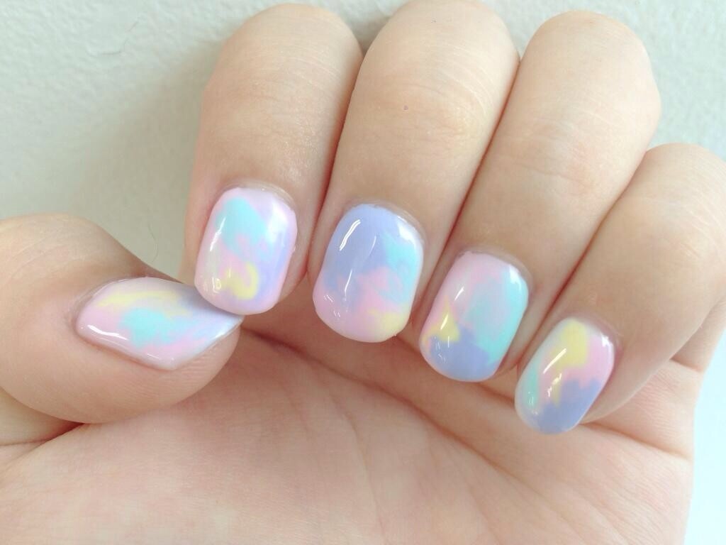 pastel nail color for summer