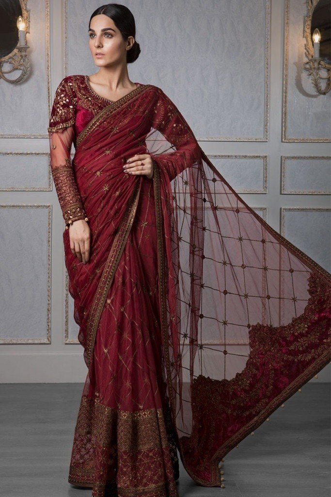 Red Style Saree Dress