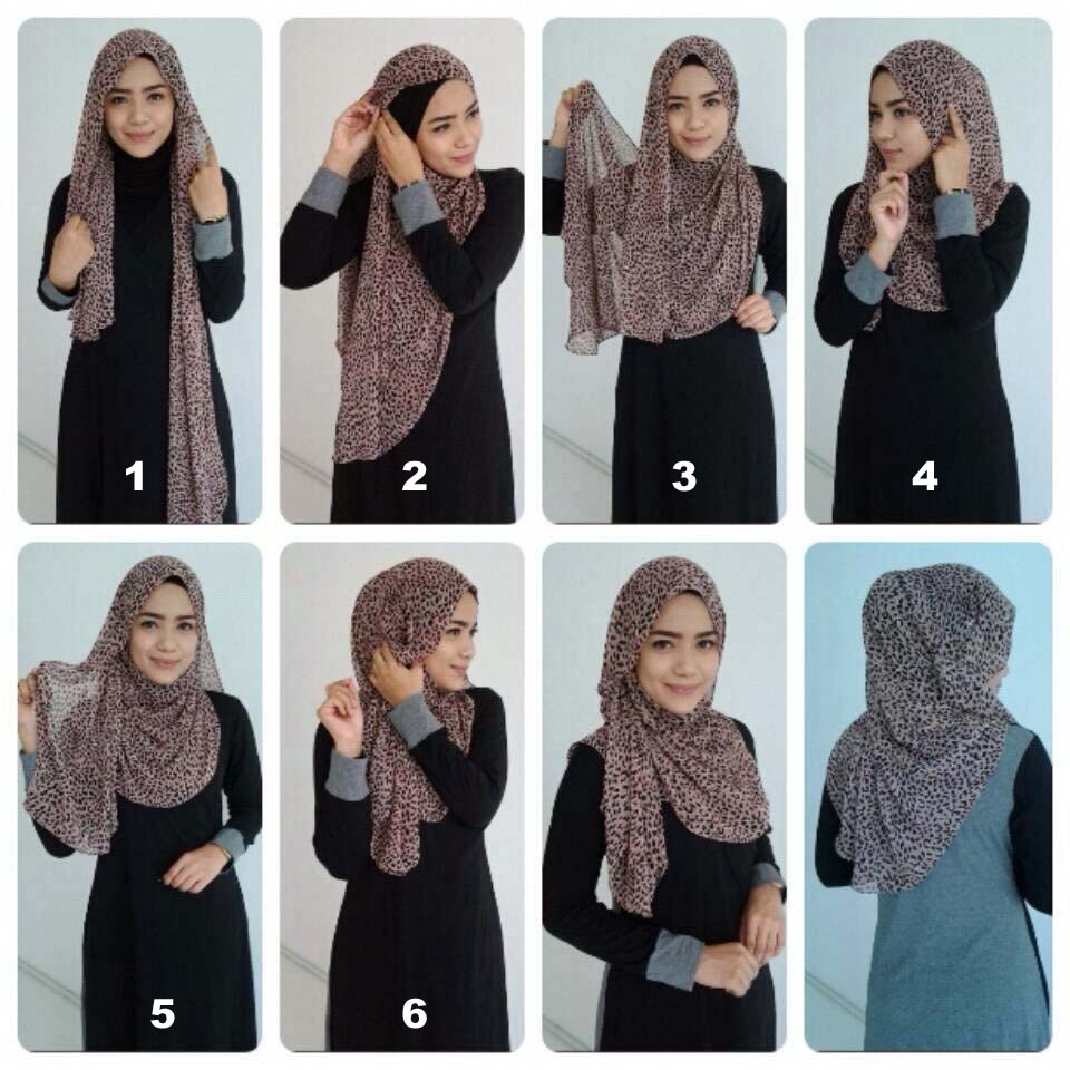 Style of Hijab Without Pin