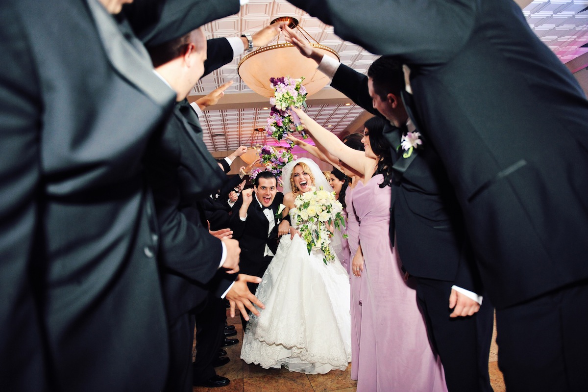 bride and groom entrance