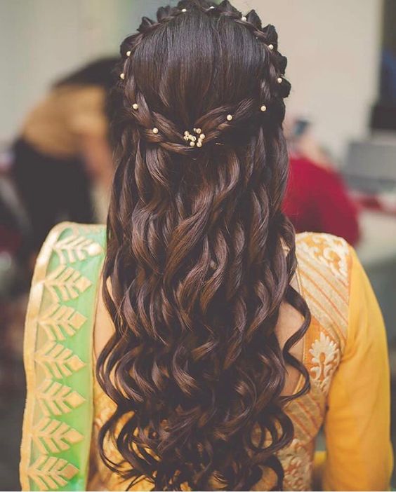 back view of bride hairstyle