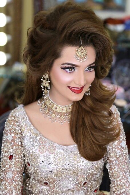 latest Pakistani Bridal Hairstyles 2017 For Girlslatest Bridal Hairstyles  2017 For Pakistani & Indian Girls | FashionGlint