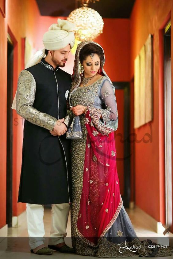 red bridal dress