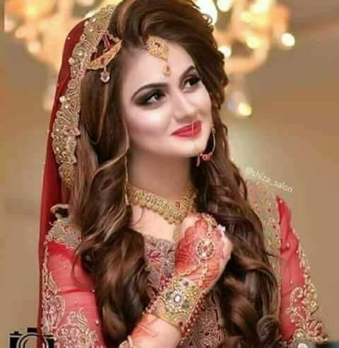 Best Pakistani Bridal Hairstyles 2019 for Wedding 