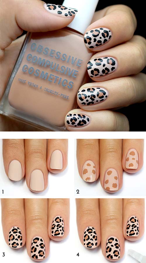 Leopard Nail Art Design