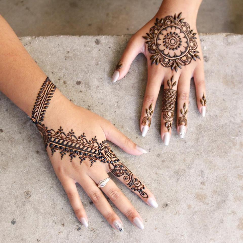 Simple Eid Mehndi Design