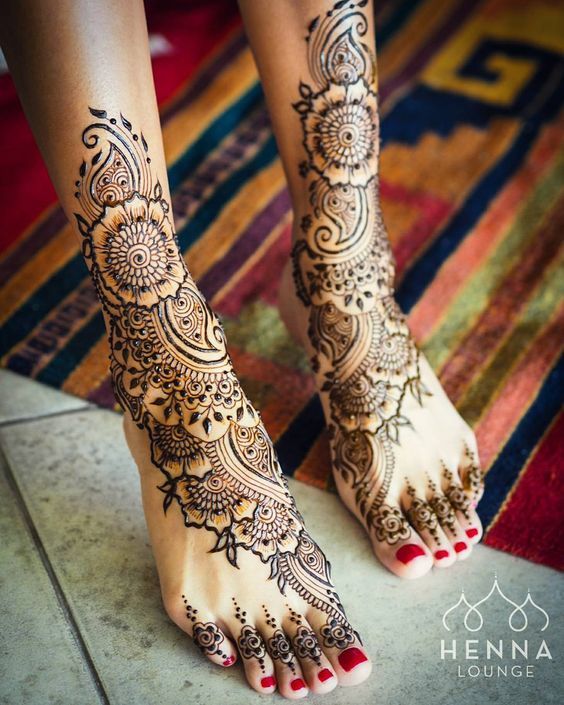 EID mehndi foot