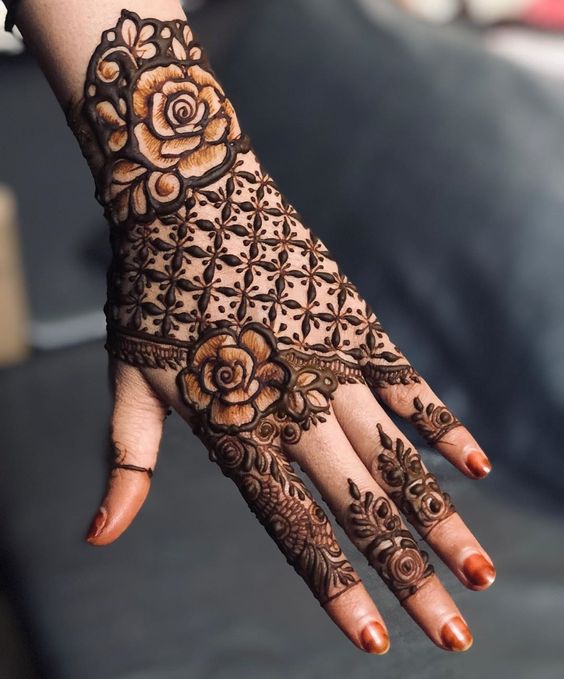 New Flower Mehndi design