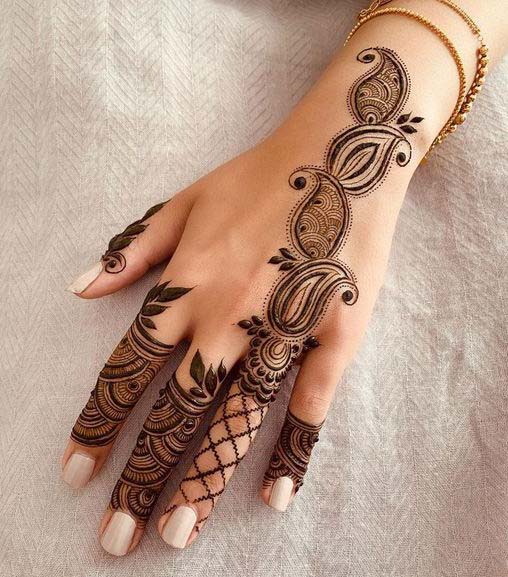 Simple Mehndi design