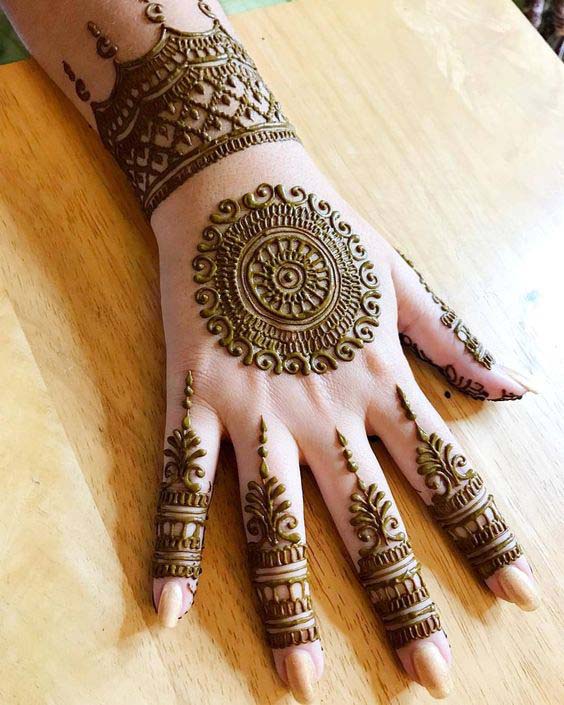 royal mehndi design