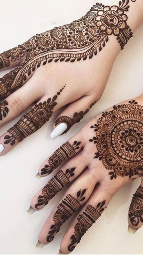 simple eid henna design