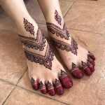 foot mehndi designs