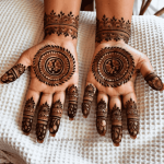 Gol tikki mehndi designs